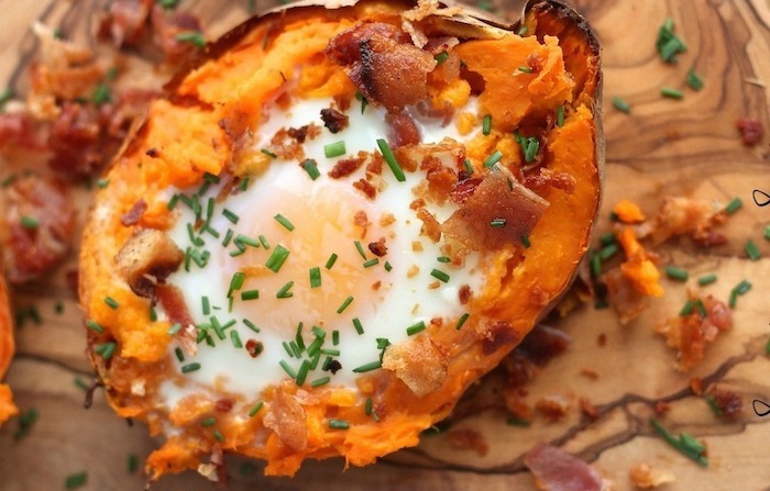 Twice Baked Sweet Potatoes