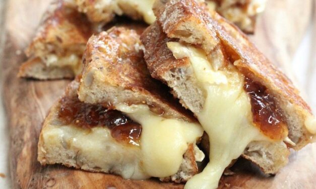Brie and Fig Grilled Cheese!