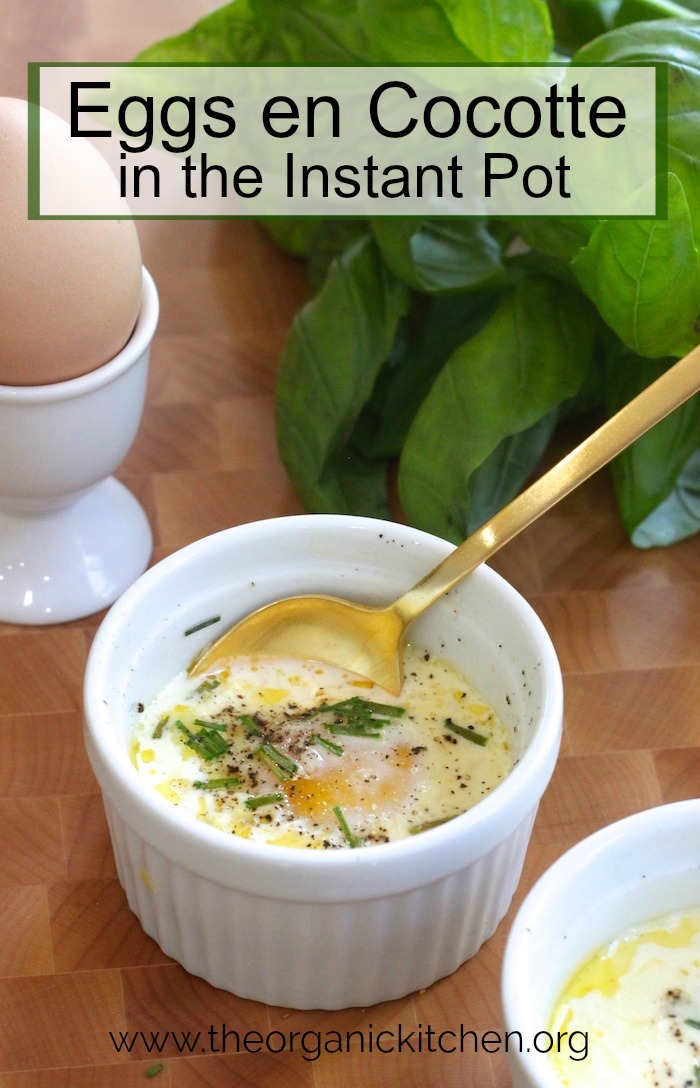 Eggs en Cocotte in the Instant Pot!