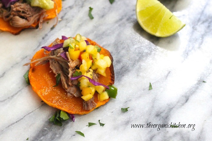 Don't give up on taco Tuesday just because you're eating Whole 30 or Paleo. You're going to love these Whole 30 Pulled Pork Taco Bites!