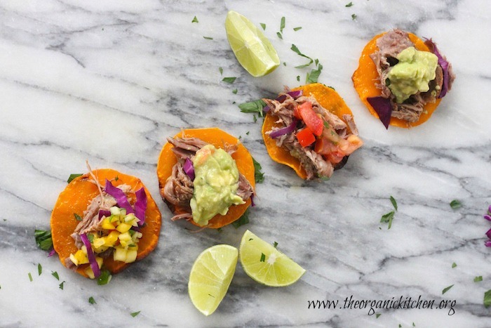 Don't give up on taco Tuesday just because you're eating Whole 30 or Paleo. You're going to love these Whole 30 Pulled Pork Taco Bites!