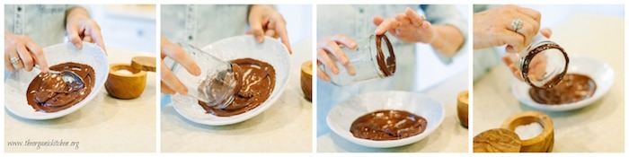 Root Beer Float in Mason Jar with Chocolate and Sea Salt Rim