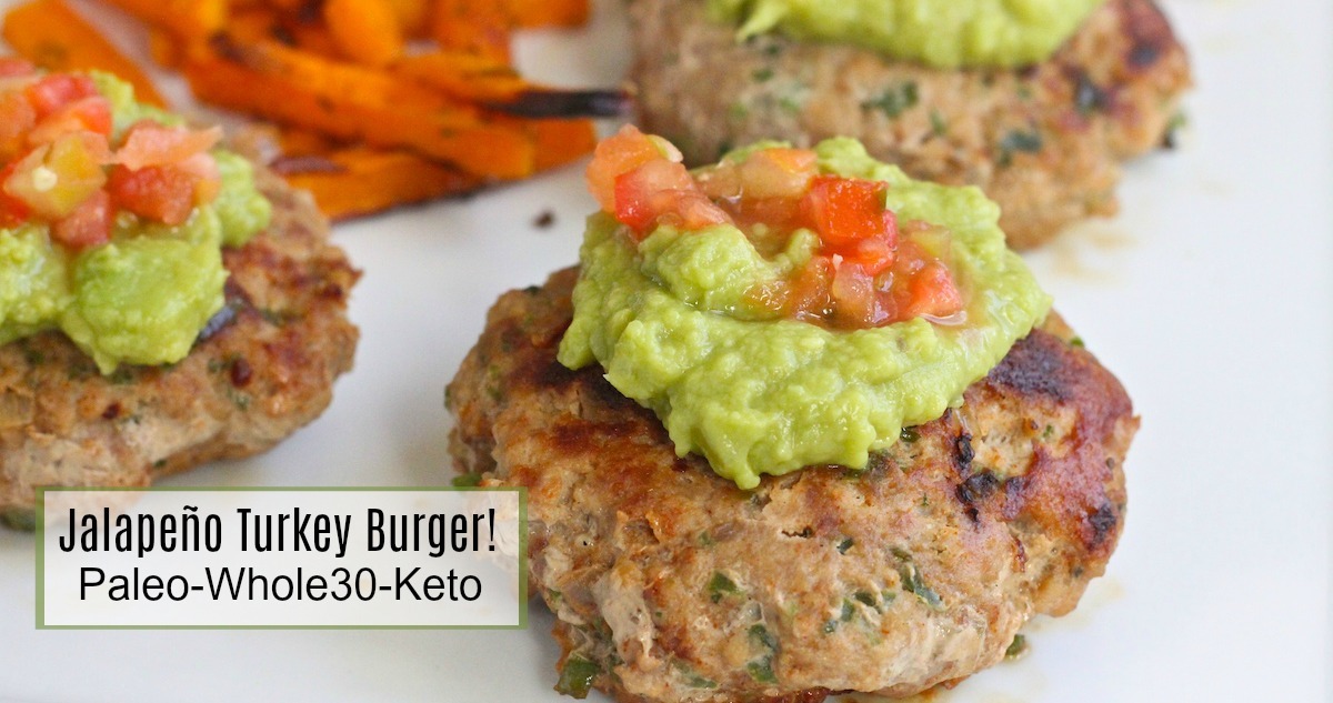 Jalapeño Popper Stuffed Turkey Burgers - Organize Yourself Skinny