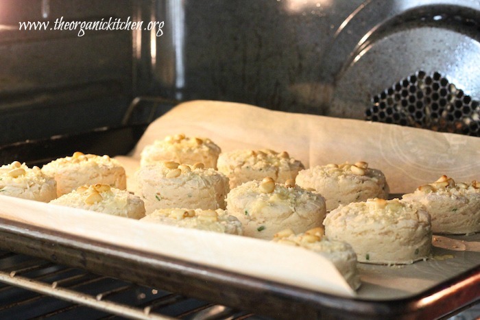 Easy  Parmesan Chive Buttermilk Biscuits