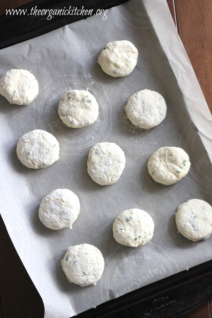 Easy  Parmesan Chive Buttermilk Biscuits