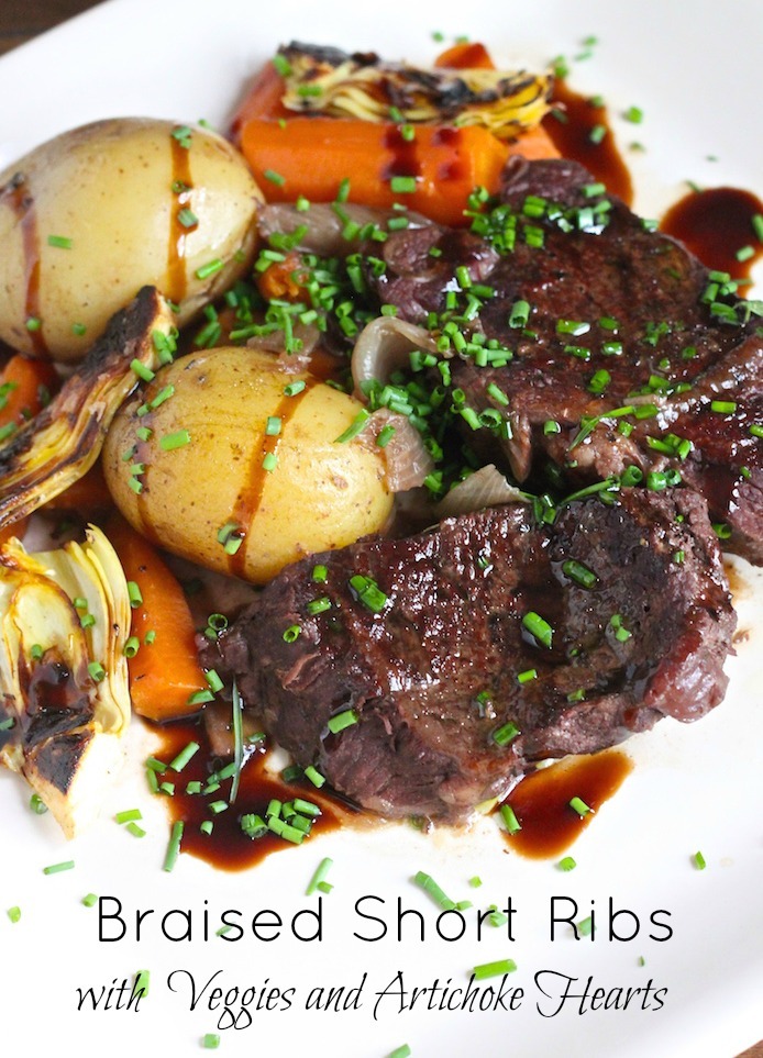 Savory Braised Short Ribs with Vegetables