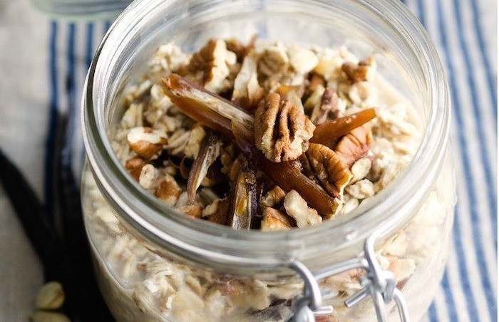 Grab and Go Maple Vanilla Overnight Oats!