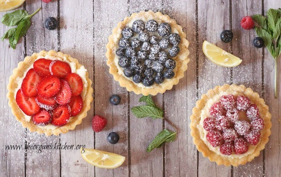 Lemon Berry Mascarpone Tarts