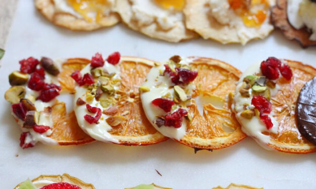 Fruit, Chocolate and Cheese Dessert Platter