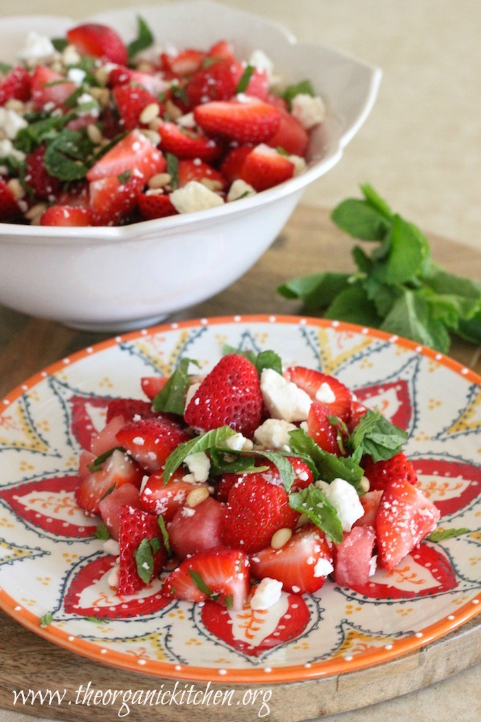 The Sundance Strawberry and Watermelon Salad with Mint and Feta