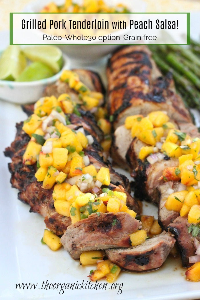 Marinated Pork Tenderloin with Peach Salsa