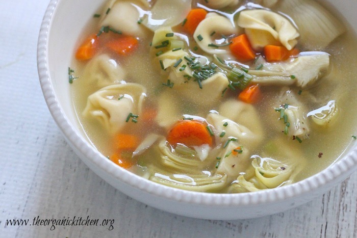 15 Minute Tortellini Soup!