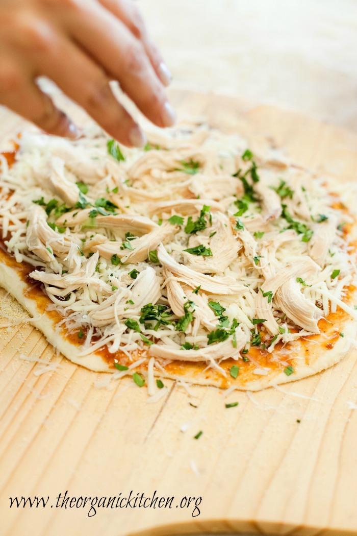 Homemade BBQ Chicken Pizza!