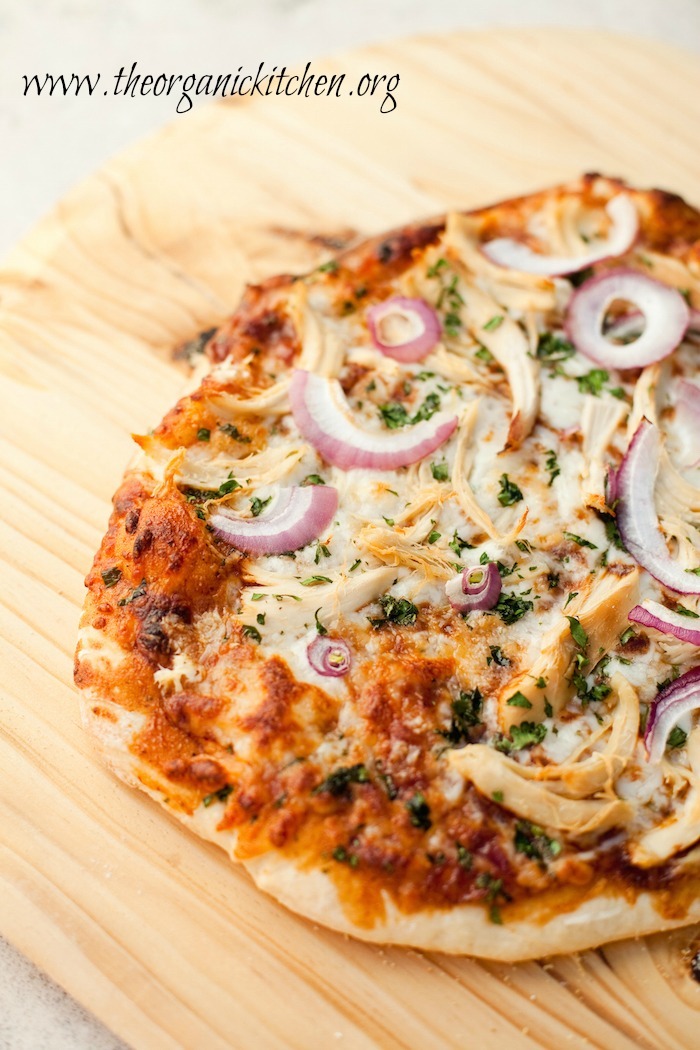 Homemade BBQ Chicken Pizza!