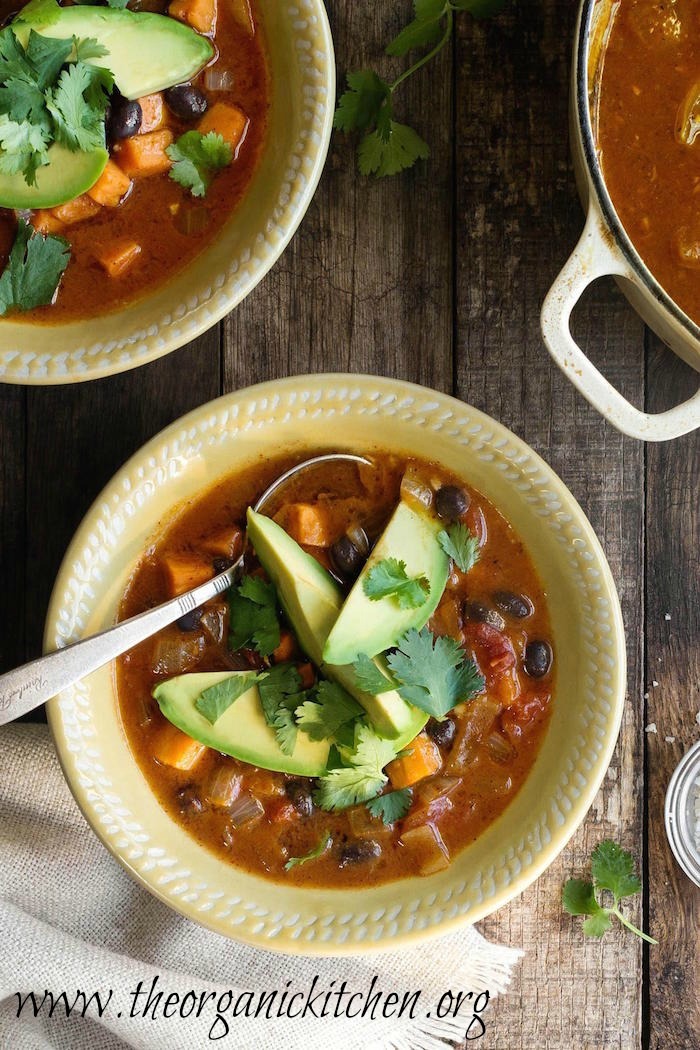 Sweet Potato and Black Bean Chili!