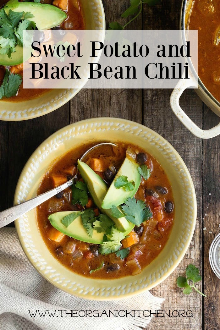 Sweet Potato and Black Bean Chili!