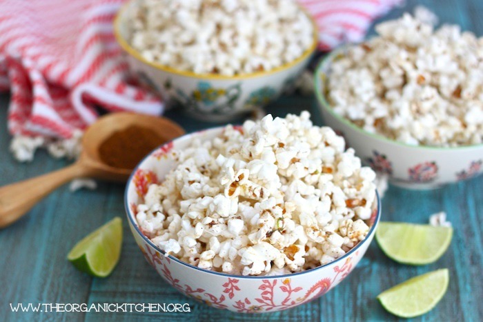 Stovetop Chili Lime Popcorn!