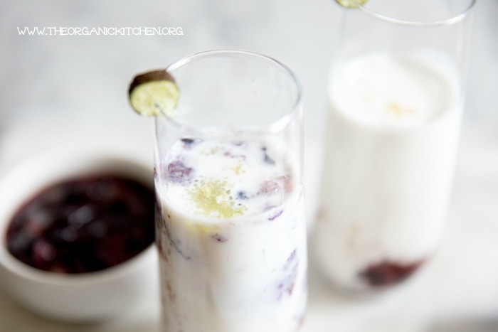 Banana~Blueberry Kefir Smoothie