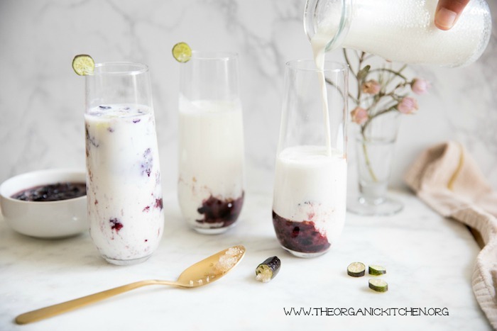 Banana~Blueberry Kefir Smoothie