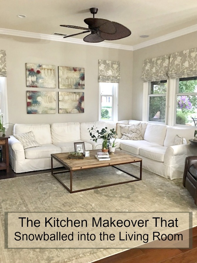 The Kitchen Makeover That Snowballed into The Living Room… | The ...