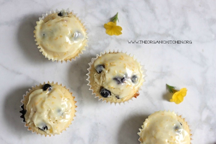 Orange Blueberry Buttermilk Cupcakes