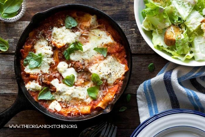 Stove Top Skillet Lasagna!