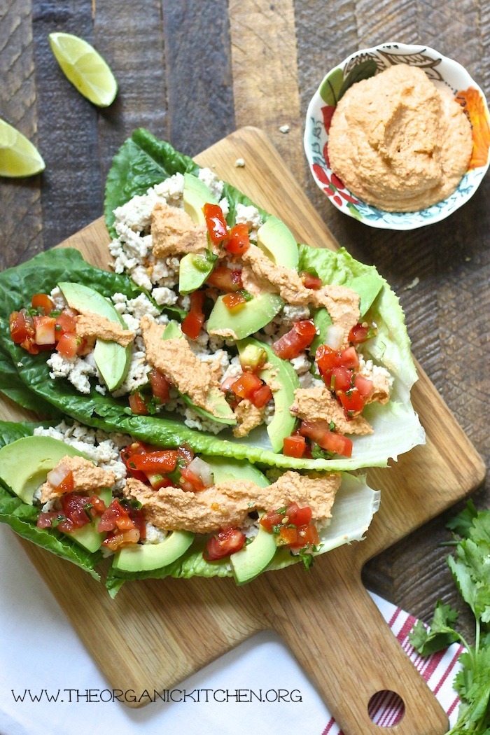 Whole 30/Paleo Chicken Tacos with Chipotle Lime Cashew Sauce
