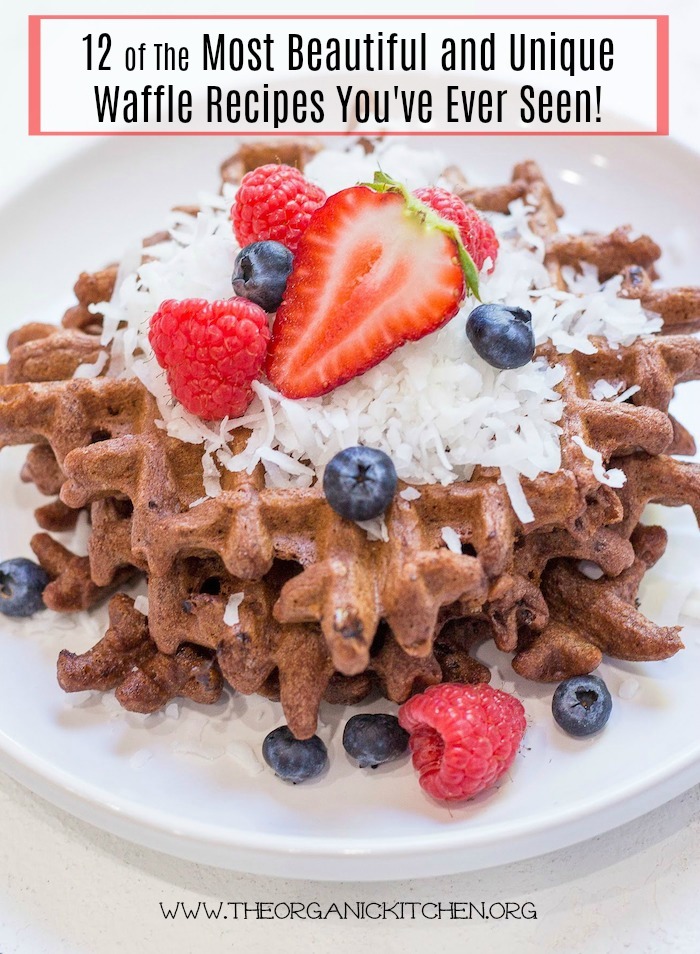 12 of The Most Beautiful and Unique Waffle Recipes You've Ever Seen!