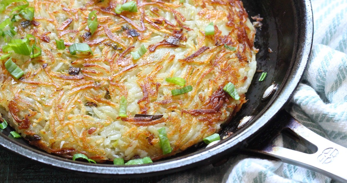 Traditional Swiss Rosti (Potato Fritter) ~ Whole 30 | The Organic