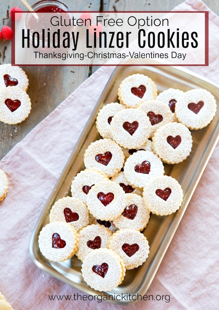 Holiday Linzer Cookies #christmascookies #valentinesdaycookies #linzercookies #holidaycookies #glutenfree