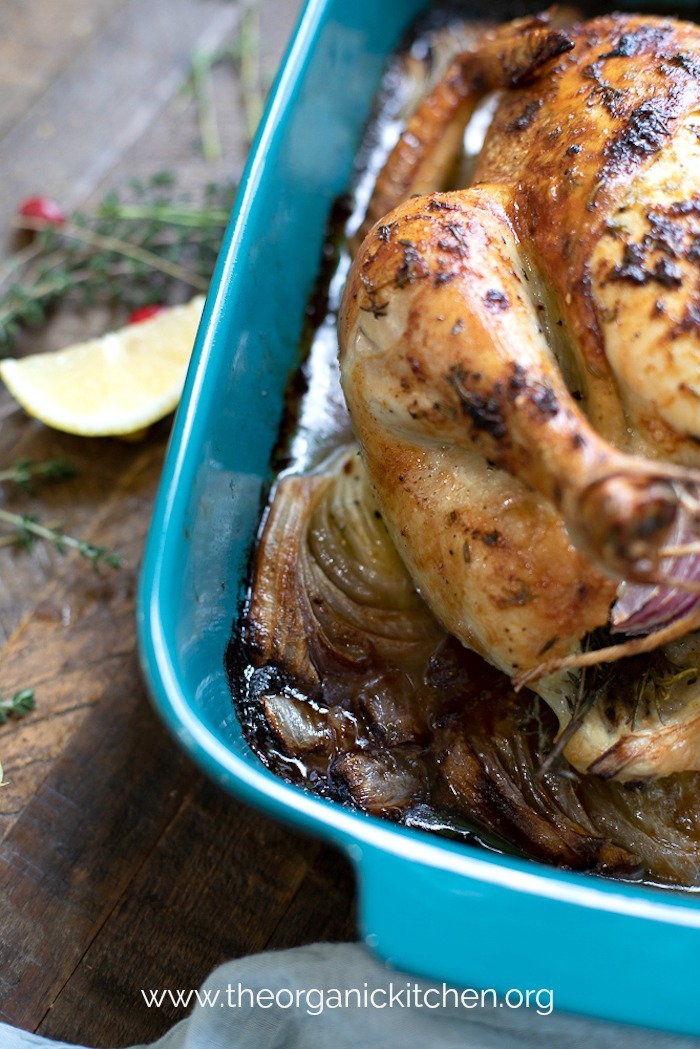 Citrus and Herb Roast Chicken ~ Any Day or Holidays! #roastchicken #keto #paleo #whole30 #holidaychicken