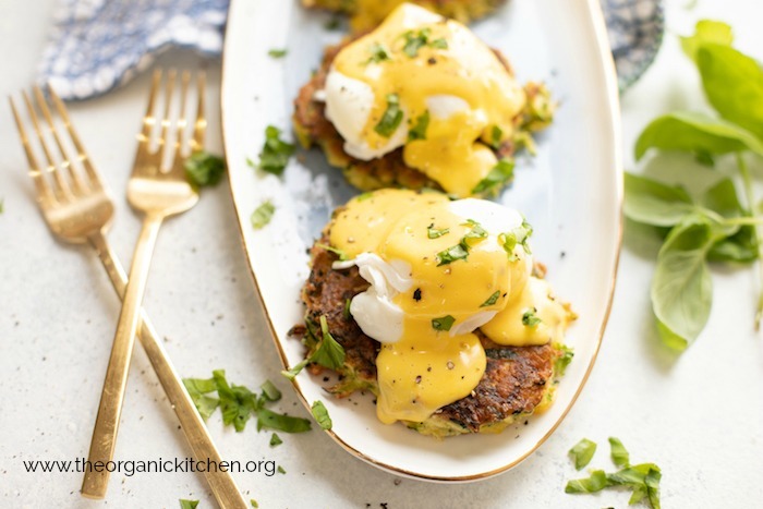 Farmhouse Zucchini Eggs Benedict! (Paleo-Whole30 option)