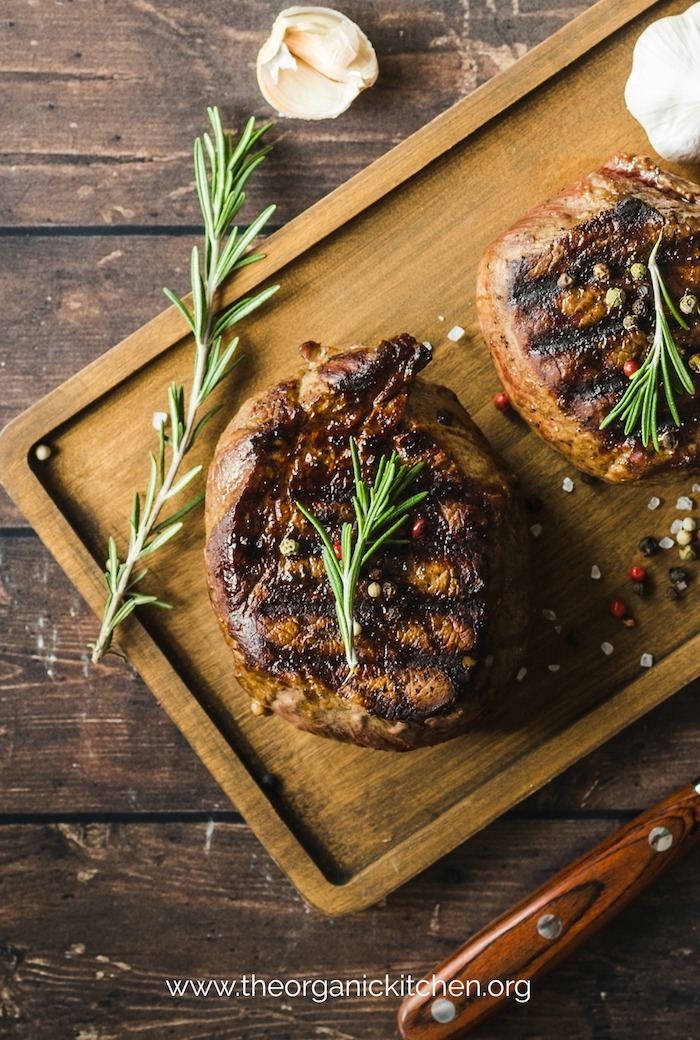 Steak Au Poivre~ Peppered Filet Mignon #steakaupoivre #filetmignon #whole30 #paleo #keto