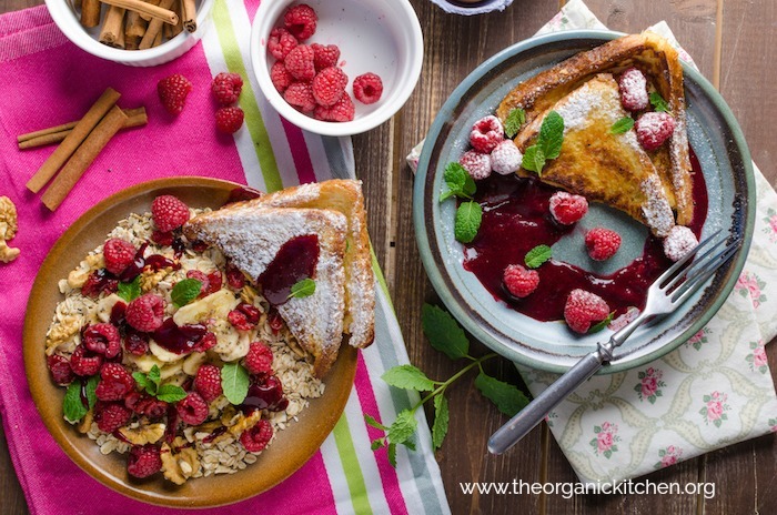 French Toast with Raspberry Compote!
