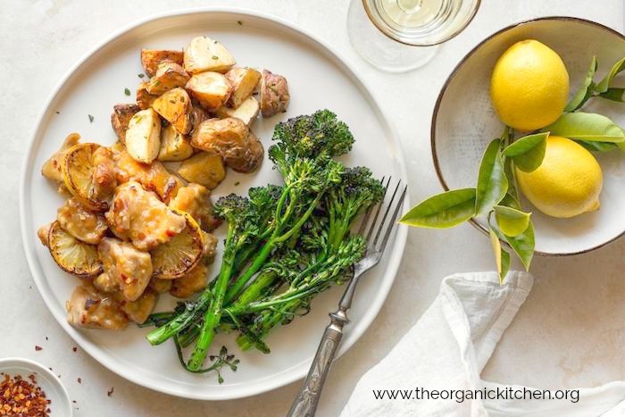 Lemon Chicken with Roasted Potatoes