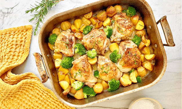 Lemon Chicken with Roasted Potatoes