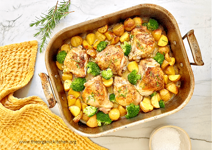 Lemon Chicken with Roasted Potatoes