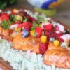 Spicy Salmon with Plum Salsa