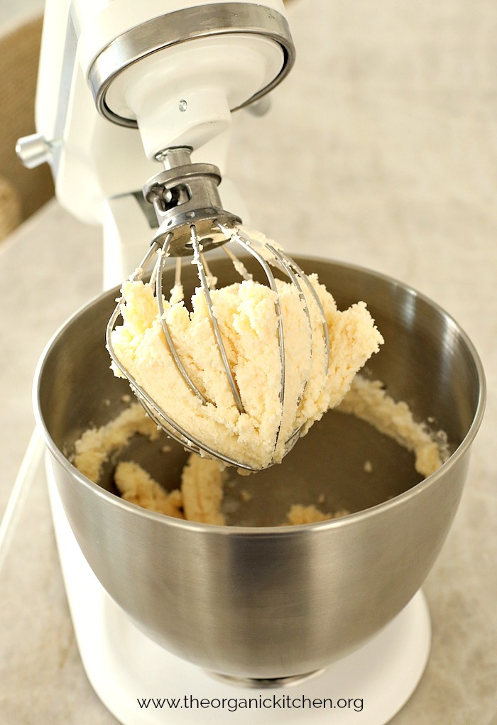 How to Make Raw or Pasteurized Butter: A KitchenAid mixed with freshly churned butter