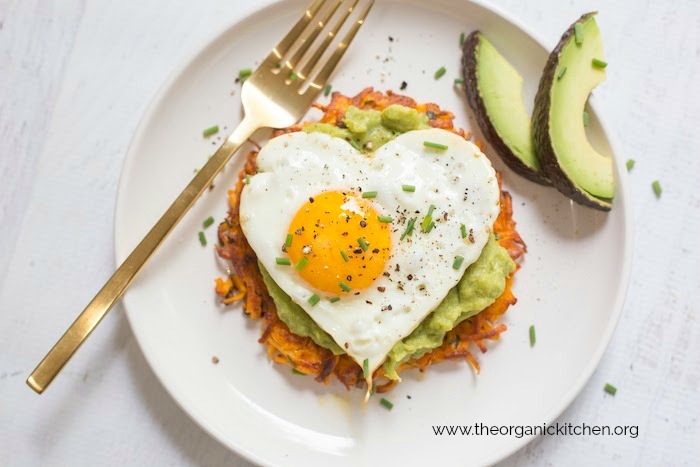 Savory Sweet Potato Fritters with Avocado and Fried Eggs!