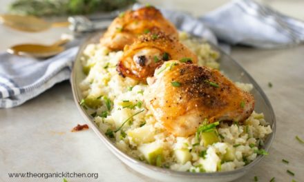 Herbed Chicken with Apple Cauliflower Rice! Paleo-Whole30-Low Carb