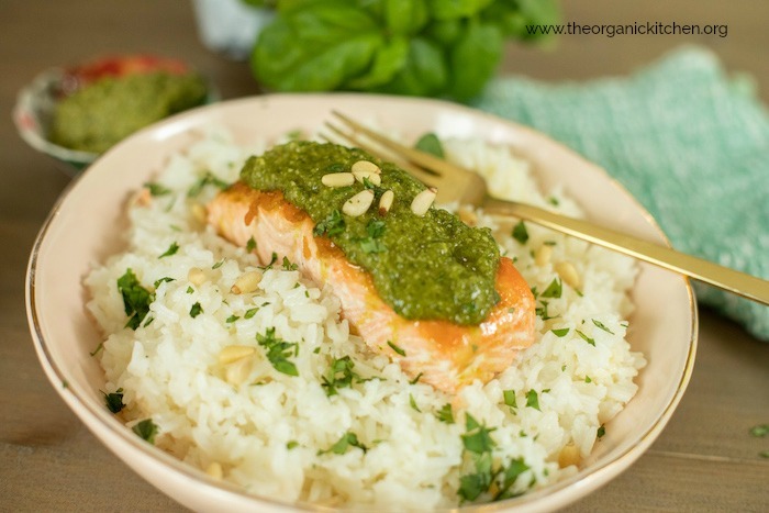 Pesto Salmon (Whole30-Keto-Low Carb)