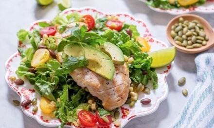 Southwest Chicken Salad with Lime Vinaigrette!