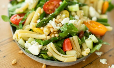 Pasta Salad with Greens and Asparagus