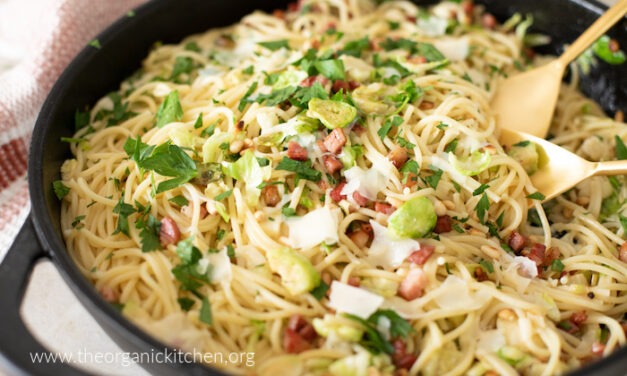 Pasta with Brussels Sprouts and Pancetta