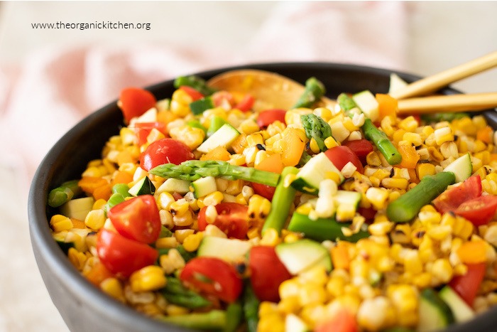 Grilled Corn Summer Salad