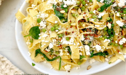 Pappardelle with Wilted Greens (Gluten Free Option)