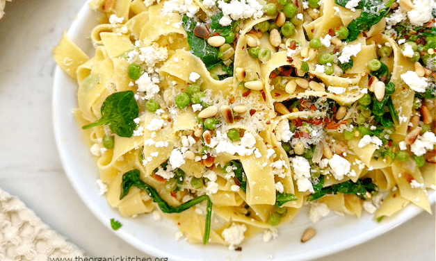 Pappardelle with Wilted Greens (Gluten Free Option)