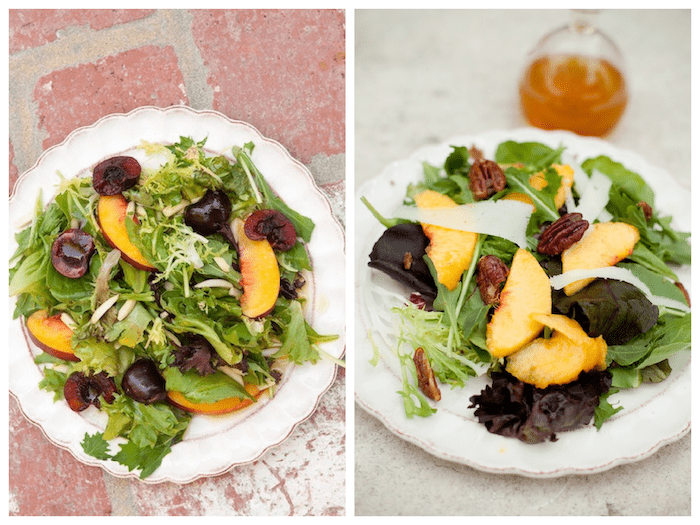 Grilled Apricot and Blueberry Salad