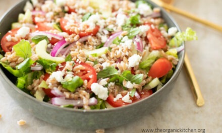 Chopped Greek Salad with Farro